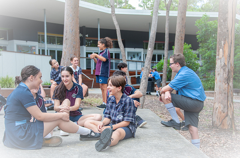 KC Students socialising eighth size